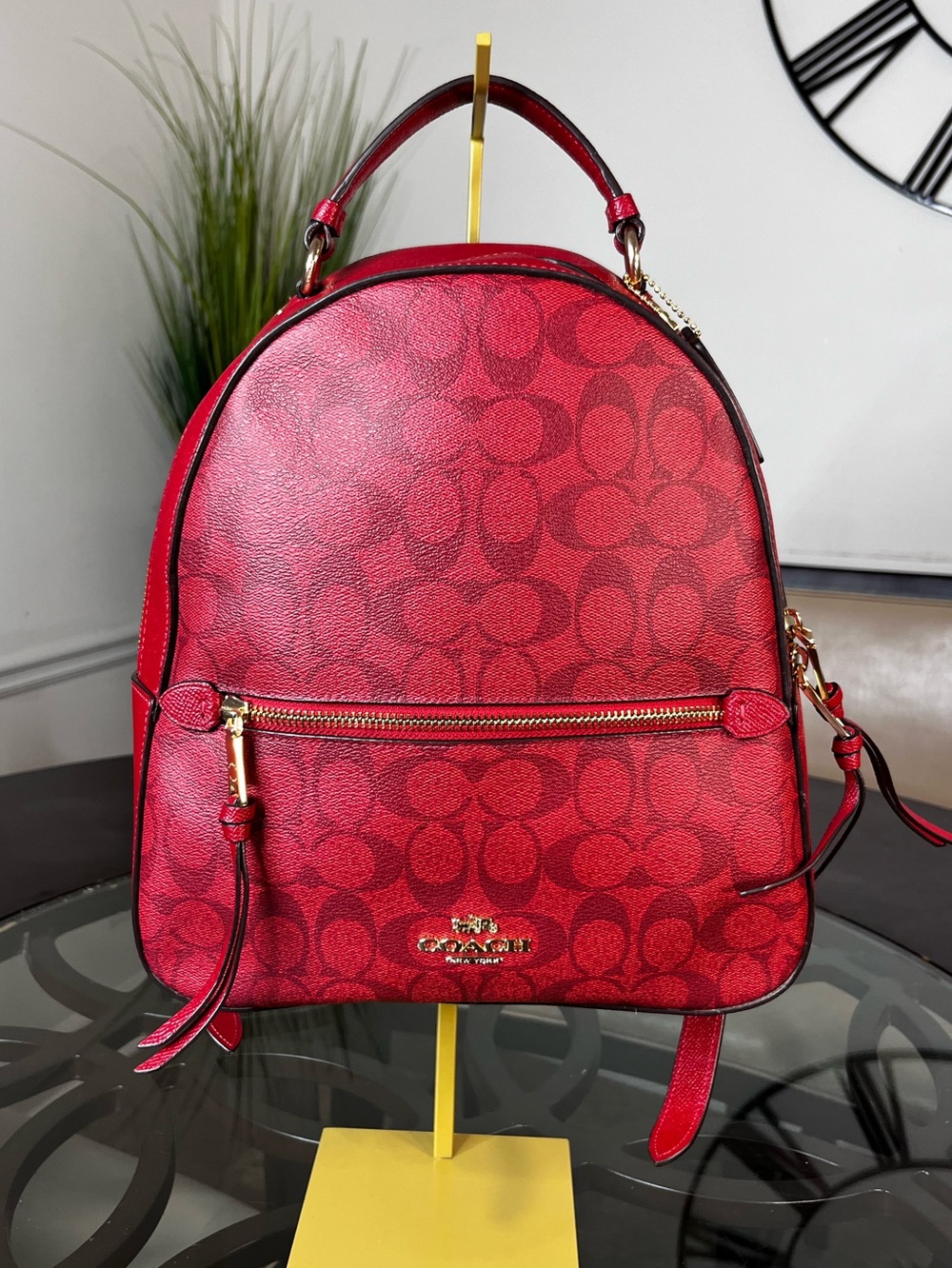 COACH Jordyn Backpack In Signature Canvas (COACH C1804)
